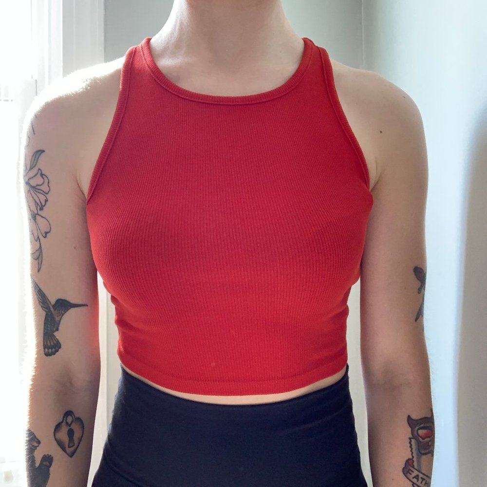 ZARA CROP TOP - RED